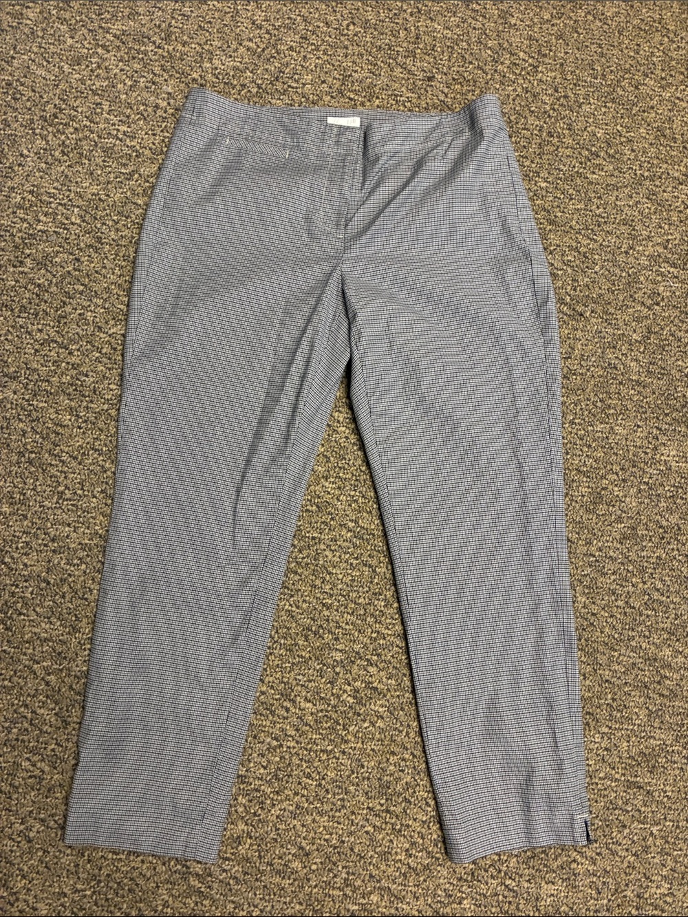 J. Jill Gray women’s Micro-Check Dress Pants